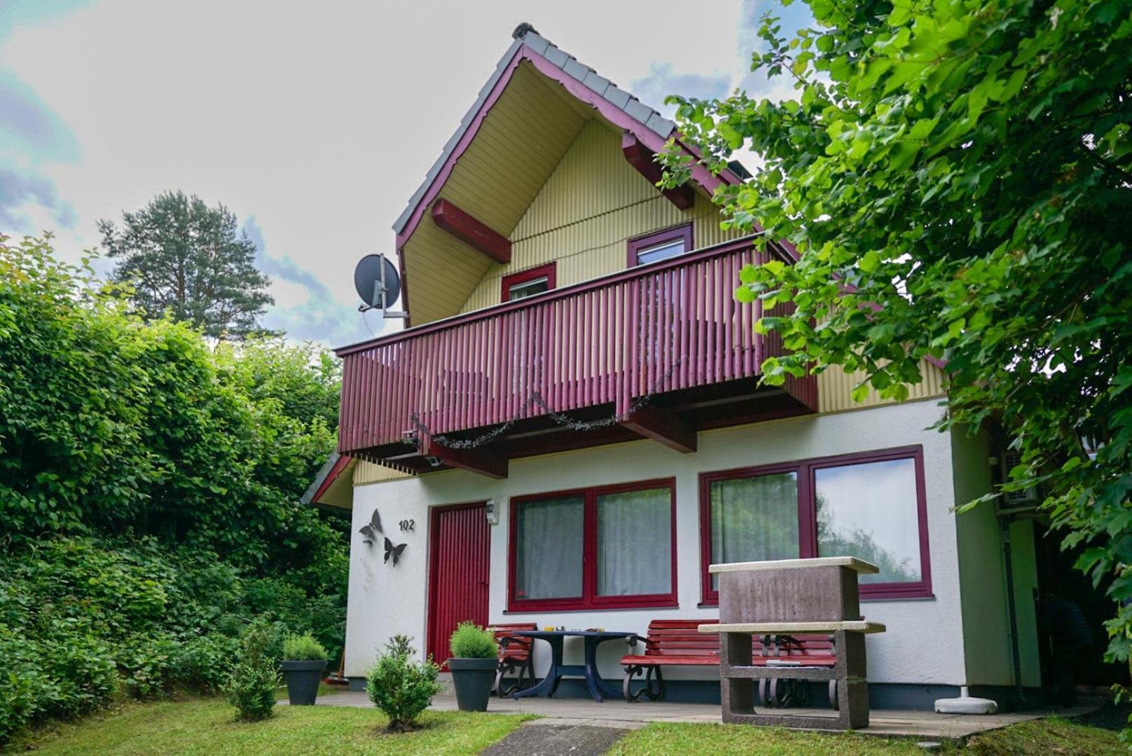 Ferienhaus am See im Bergland Schmetterling Kirchheim  Exterior foto